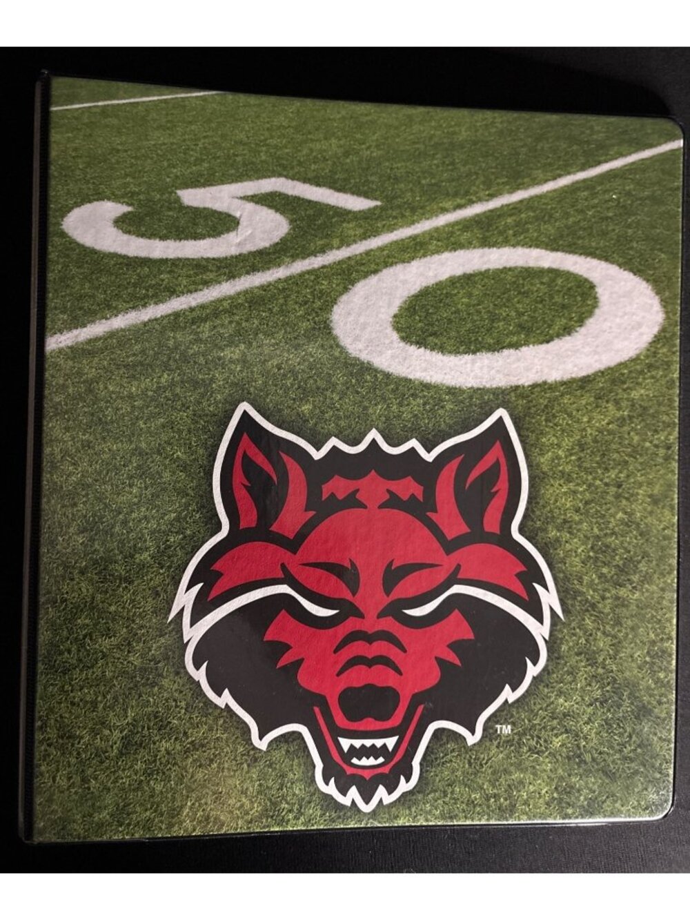 Arkansas State Red Wolves NCAA Division Officially Licensed 3-Ring Binder 1 1/2" - Picture 9 of 10
